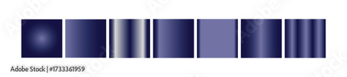 Abstract gradient bars in shades of blue and purple, representing a spectrum of color and light, with subtle variations in intensity and texture isolated on transparent background