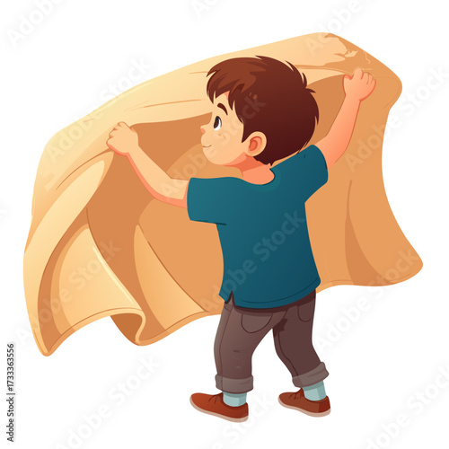 young man with a bag