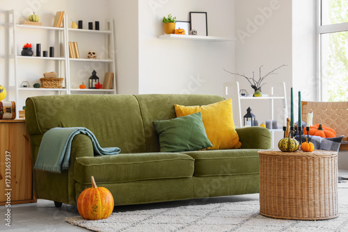 Interior of light living ro...