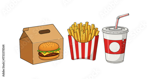 fast food and drink
