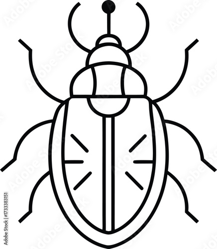 egyptian scarab beetle glowing with runes illustration on transparent background