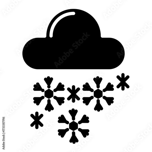 Snow Vector Icon