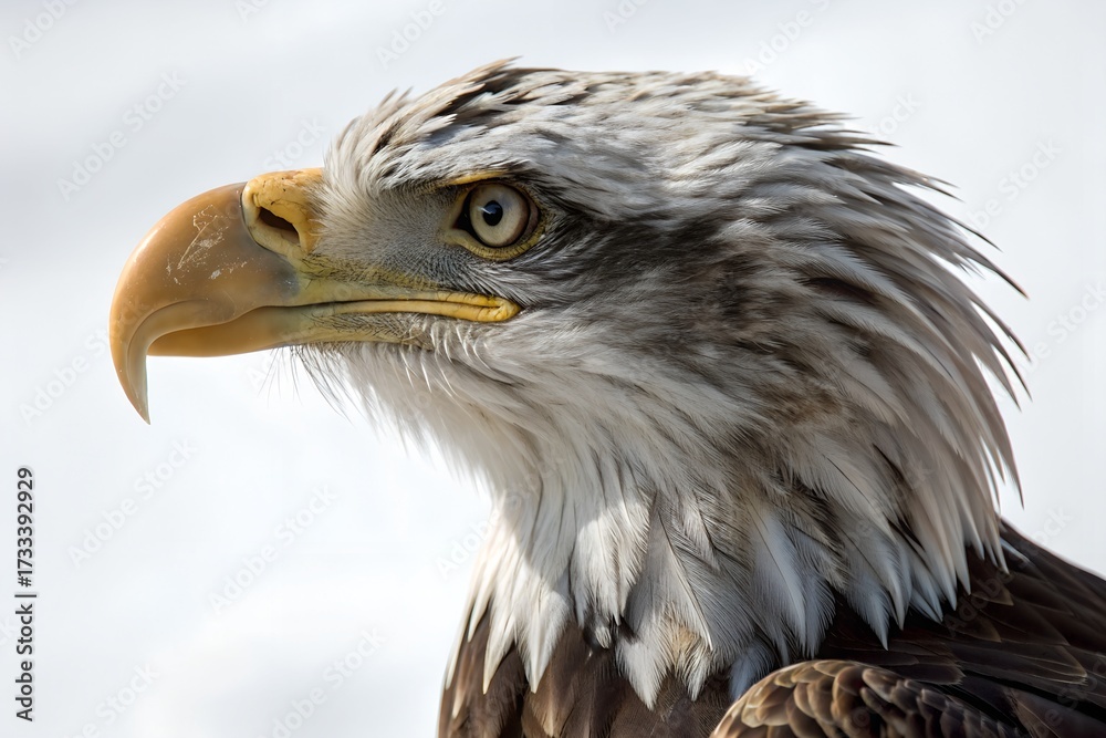 Obraz premium Close-up Realistic Eagle Head