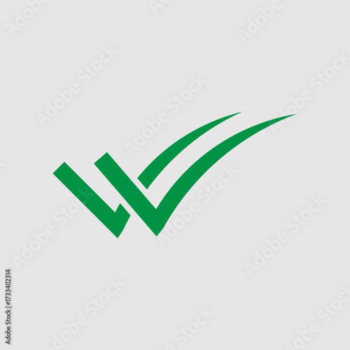 Check mark icon. Single and double ticks. Confirmation and read message status symbol. Used in chat, tasks, and notifications sign.