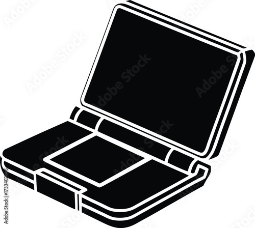 game console portable device illustration on transparent background