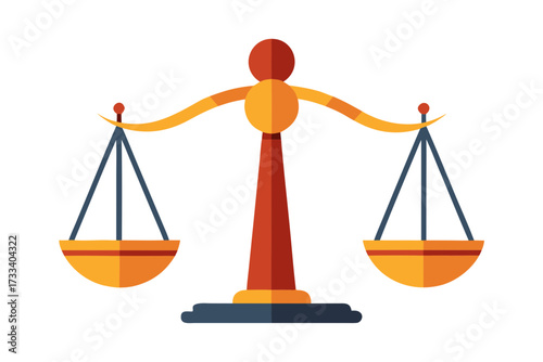 scales of justice and a man