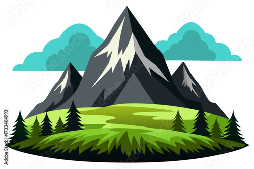 camping in the mountains
