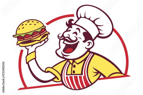 chef with pizza