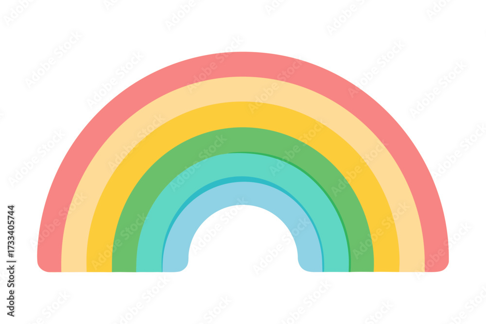 Fototapeta premium rainbow in the sun