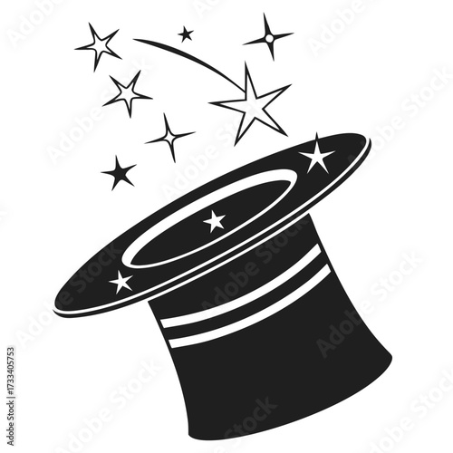 magic hat and wand