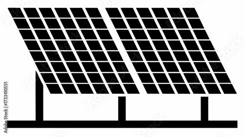 Clean energy future with black solar panels harnessing sunlight for sustainable power solutions