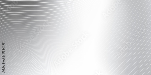 Lines abstract silver foil mesh background with metal mirror texture. Chrome gradient surface modern abstract