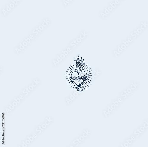 THESE HIGH QUALITY SACRED HEART JESUS VECTOR FOR USING VARIOUS TYPES OF DESIGN WORKS LIKE T-SHIRT, LOGO, TATTOO AND HOME WALL DESIGN