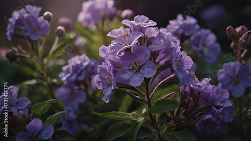lovely purple flower photo