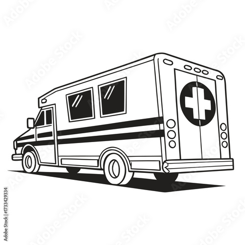 camper van vector illustration
