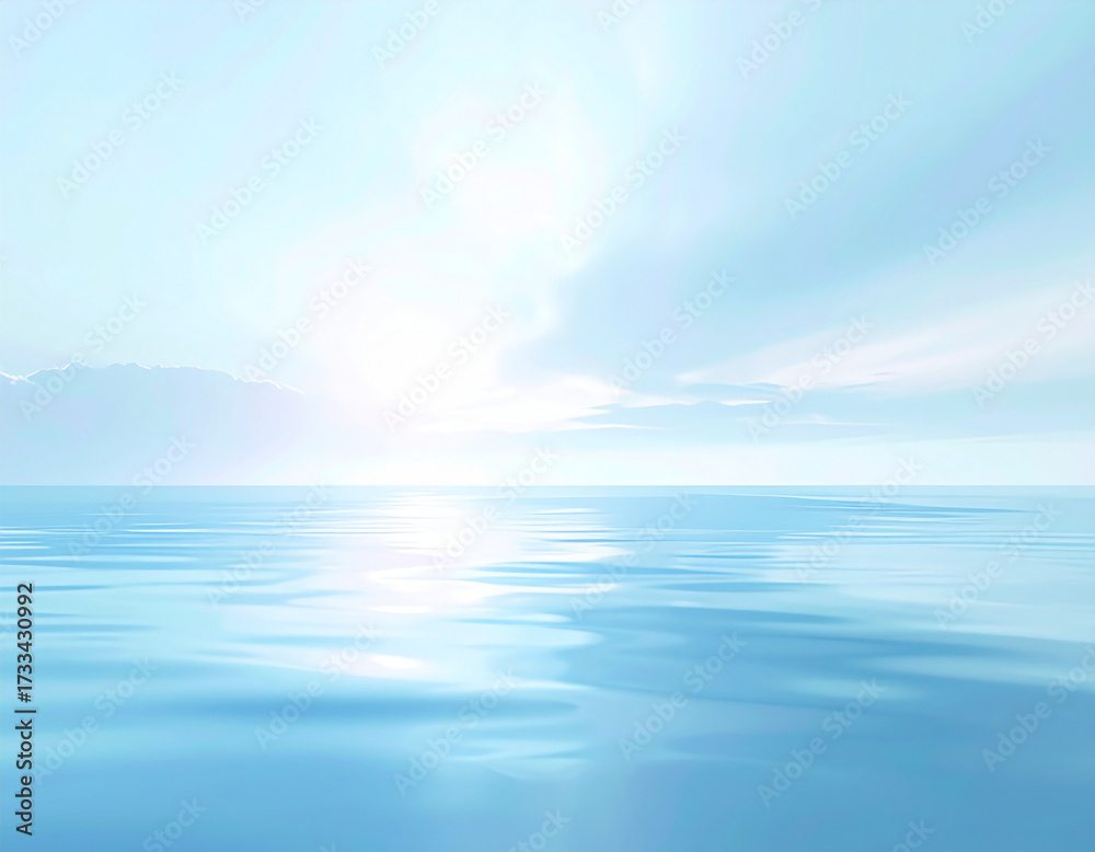 Obraz premium Minimal Gradient Water Background in Soft Colors