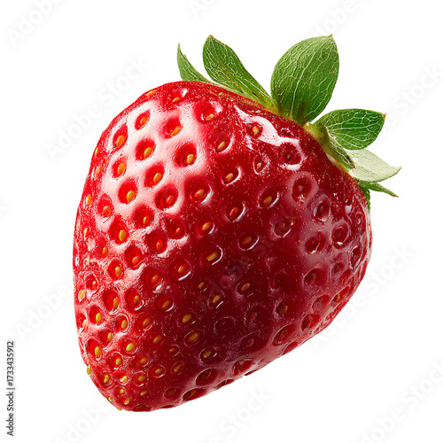 strawberry on transparent