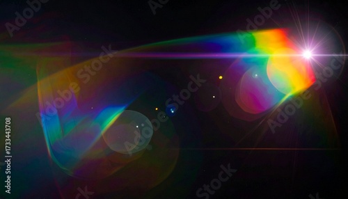 light leak overlay effect with bokeh blur light leaks,retro noisy film texture light leak flare on black background,abstract colorful background with colorful boken