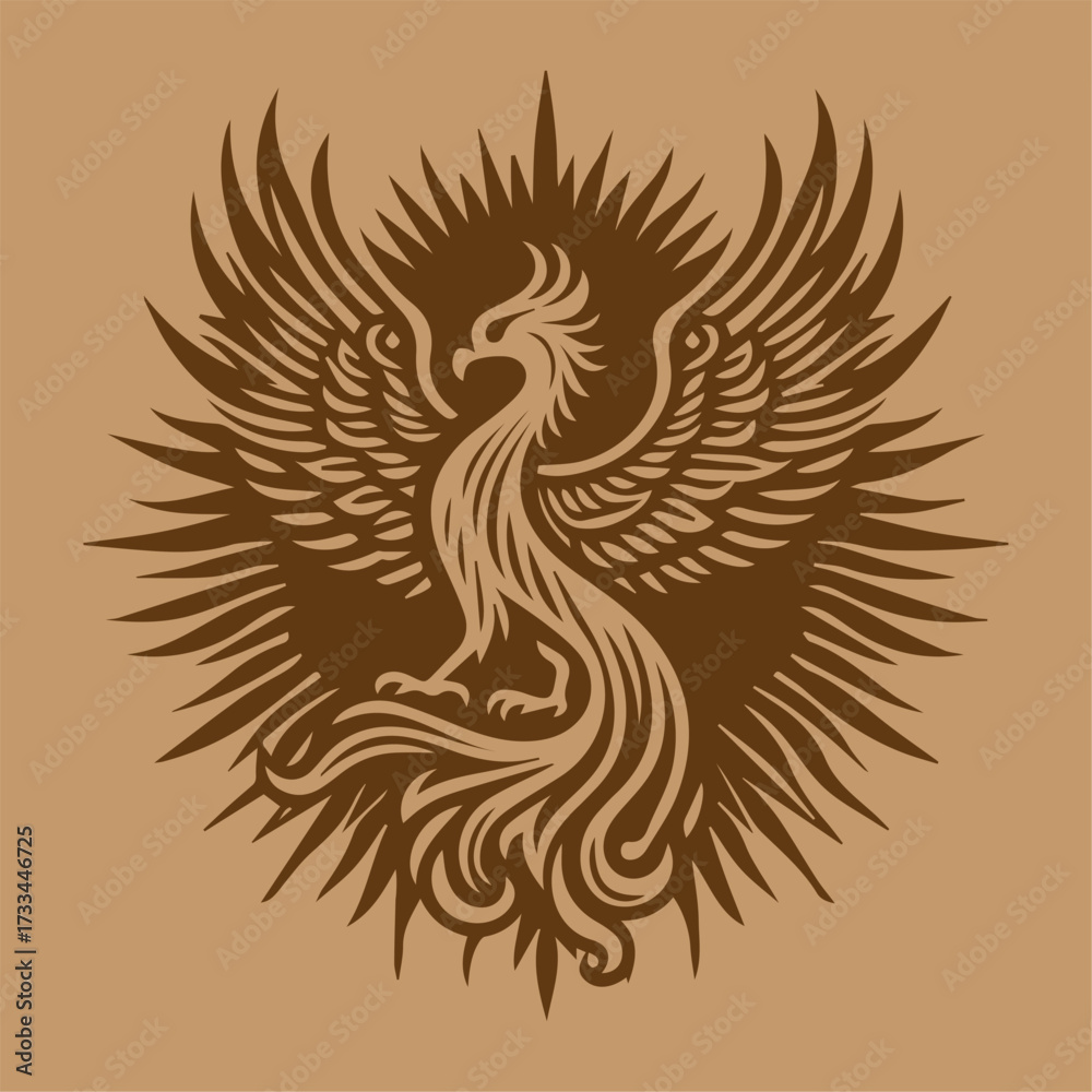 Fototapeta premium The Rise of the Phoenix