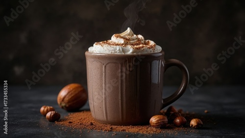 Warm Cocoa with Whipped Cream