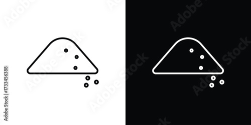 Mound icon. Thin linear vectors pack
