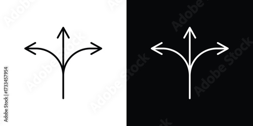 Flexibility icon. Thin linear vectors pack