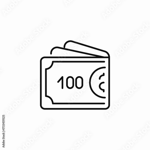 money wallet icon icon sign vector