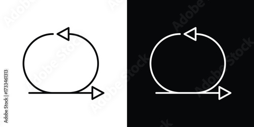 Agile icon. Thin linear vectors pack