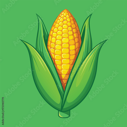Golden Harvest Corn, Sunny Kernel Maize, Emerald Husk Corn, Amber Field Maize, Fresh Green Corn Cob,  Corn vector, Corn concept, Corn cartoon, Corn icon, Corn art, Corn topics, Corn doodle,	