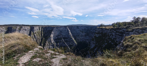 Paisaje del Salto del Nervión, Burgos, España	
