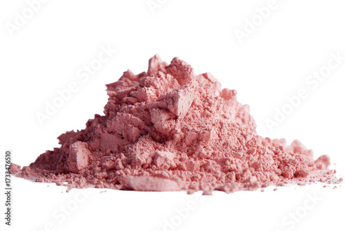 Pile of light pink powder