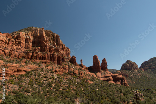 Scenic View of Red Rock Spires and Buttes in Sedona, Arizona