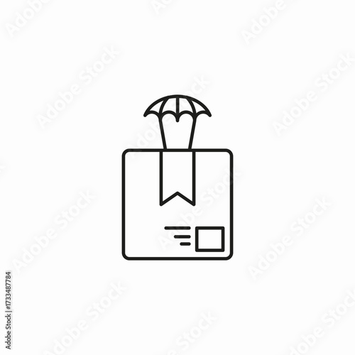 express package shipping icon sign vector