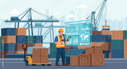 Optimized global supply chain management system leveraging digital technologies