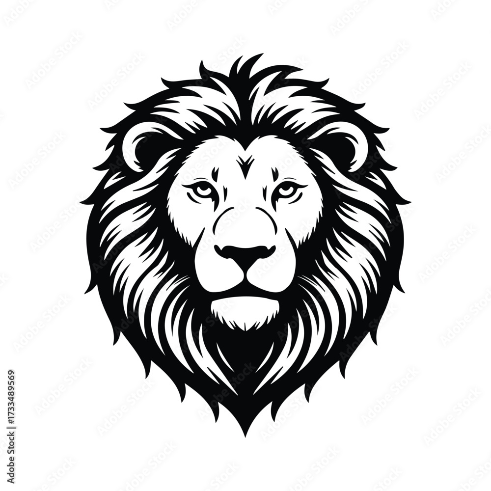 Fototapeta premium lion vector illustration
