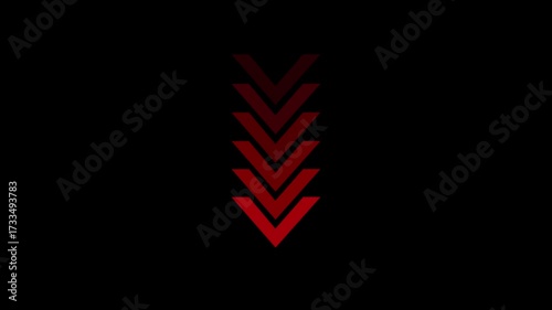 Arrow  icon video animation. directional arrow loop, direction arrow line loop animation. blinking arrow navigation. arrow loop animation  colorful arrow icon concept.