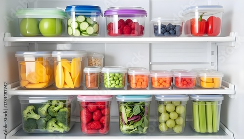 vegetables in the refrigerator