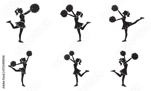 Cheerleading Dance Moves for Beginners Silhouette