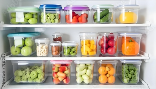 vegetables in the refrigerator
