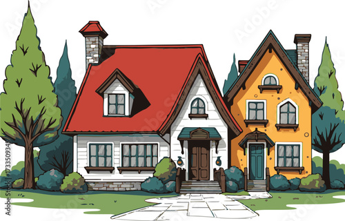 house in the city