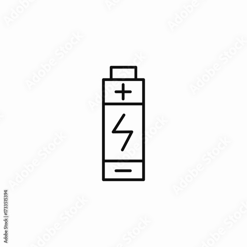 battery energy storage icon sign vector