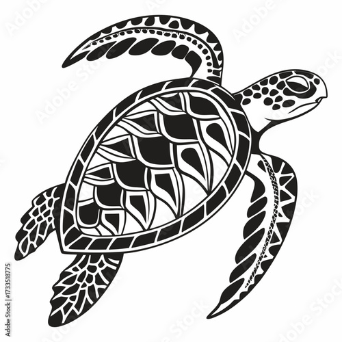 Tribal Sea Turtle. Ocean Guardian Turtle. Sacred Shell Design.Mystic Marine Turtle. Black Ink Sea Turtle. Turtle vector, Turtle concept, Turtle cartoon, Turtle icon, Turtle art, Turtle topics, Turtle 
