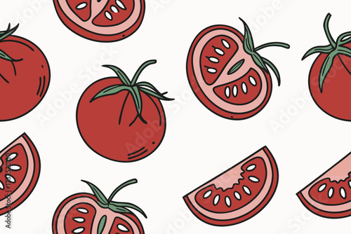 set of tomatoes