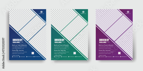 Modern design template layout