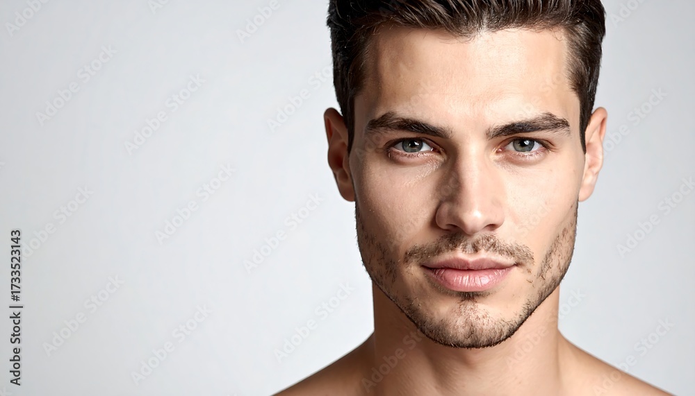 Fototapeta premium Close-up portrait of a man