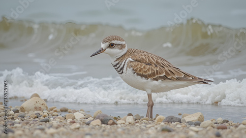 Ringed Plover (Charadrius hiaticula).