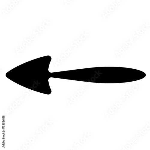 Left Arrow Bold Black Direc...