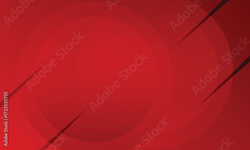 Red gradient abstract background. Dynamic shapes composition. Circles red gradient opacity simple backdrop. Eps10 vector