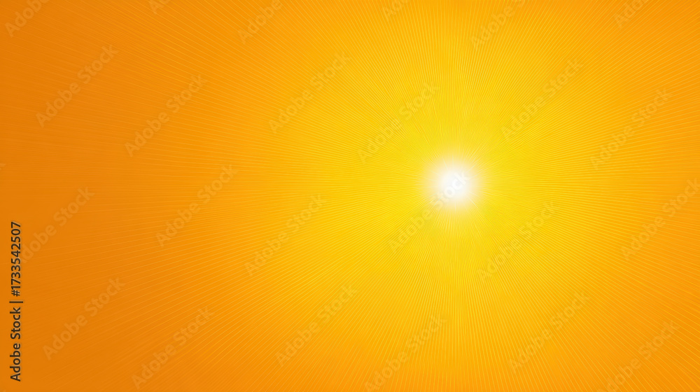 Fototapeta premium Bright abstract yellow sunny summer background glow