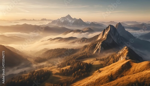 Mountain vistas at sunset and sunrise, some featuring stunning sunrises over the mountains